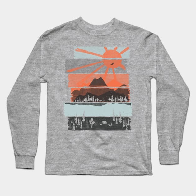 Morning by Bear River... Long Sleeve T-Shirt by NDTank